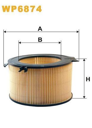 Фільтр повітряний volkswagen caravelle (t4), transporter (t4) wix filters — (wp6874)
