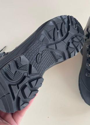 Трекінгові черевики зимові haix commander gtx waterproof black5 фото