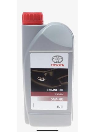 Олива toyota моторна 5w40 (1л) (acea a3/b4 api sm/cf)