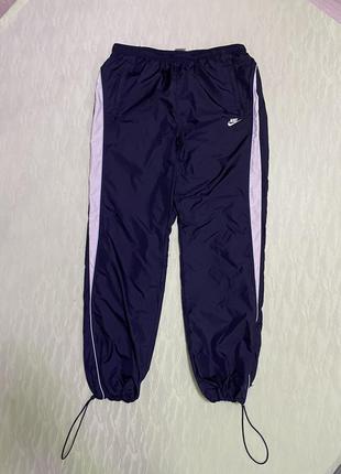 Брюки nike nylon drill pants винтаж на утяжках