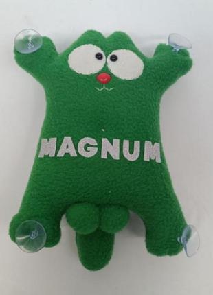 Кіт іграшка magnum (на лобове скло), зелений