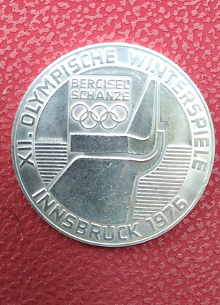 Австрія 100мінтусів 1976 рік срібло.1 фото