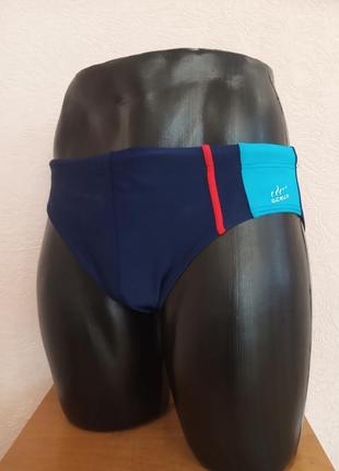 Темно-сині чоловічі купальні плавки, розмір 46