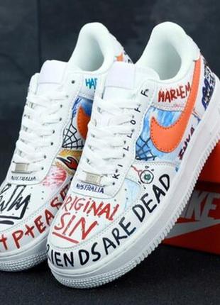 Жіночі кросівки nike air force 1 low pauly x vlone pop кеди1 фото