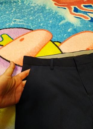 Фирменные,темно-синие школьные брюки, штаны для мальчика 12-13 лет-here &amp; Dethere3 фото