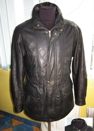Утеплённая кожаная мужская куртка c.a.n.d.a. германия. лот 8652 фото