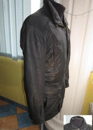 Утеплённая кожаная мужская куртка c.a.n.d.a. германия. лот 8653 фото
