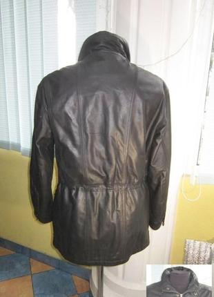 Утеплённая кожаная мужская куртка c.a.n.d.a. германия. лот 8656 фото