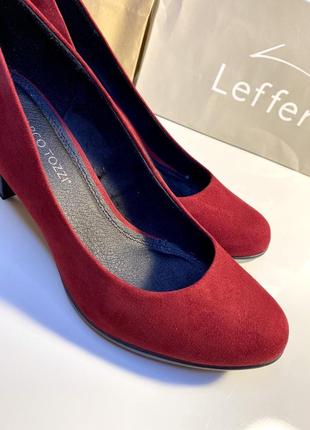 Красные туфли"marco tozzi"р: 40 (25,1 см.)10 фото