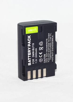 Аккумулятор dmw-blf19 (заменяем с dmw-blf19e) аналог для камер panasonic dmc-gh3, dmc-gh4, dmc-gh5 - 2000 ma