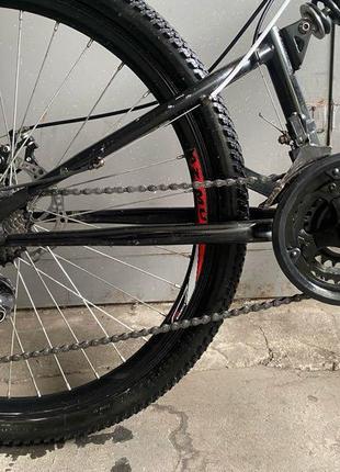 Велосипед azimut black 26 двопідвісний / дискові гальма5 фото