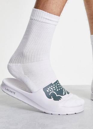 Чоловічі шльопанці lacoste3 фото