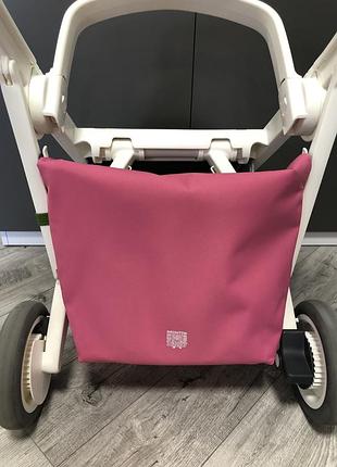 Сумка шопер торба для мами до візочка коляски гринтом грінтом greentom pink рожева