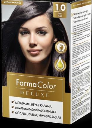 Крем-фарба для волосся farma color deluxe 15 відтінків.11 фото