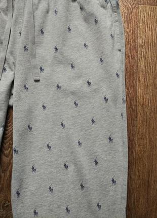 Сірі чоловічі спортивні монограмні штани худі світшот футболка polo ralph lauren розмір xl5 фото