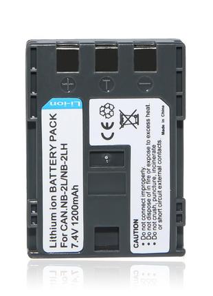 Акумулятор для фотоапаратів canon 350d і 400d та відеокамер canon - nb-2lh - аналог 1200 ma