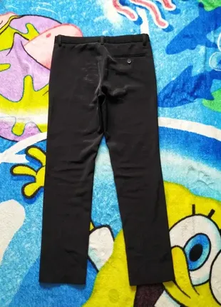 Черные,фирменные,школьные брюки, штаны для мальчика 10-11 лет-here&amp;there5 фото