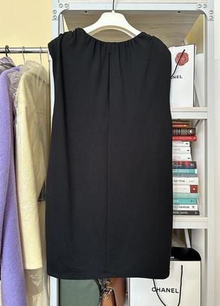 Трикотажное платье платье с плечками zara5 фото