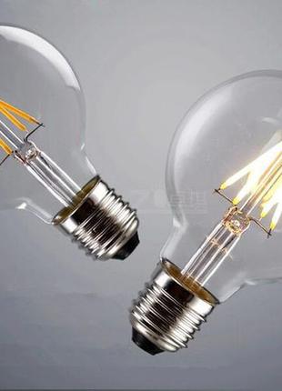 Лофт лампа едісона g80 led світлодіодна лампочка едісона ретро...