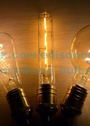 Ексклюзив лампа едісона світлодіодна g95 led спіральна ретро ...3 фото