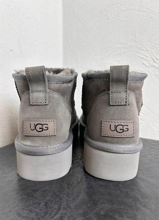 Ботинки ugg ultra mini platform premium black зима18 фото