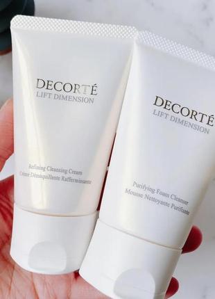 Decorte lift dimension refining cleansing cream крем для зняття макіяжу, вмивання 53 мл, японія