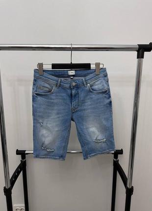 Мужские джинсовые шорты river island &lt;unk&gt; цена 250 грн1 фото