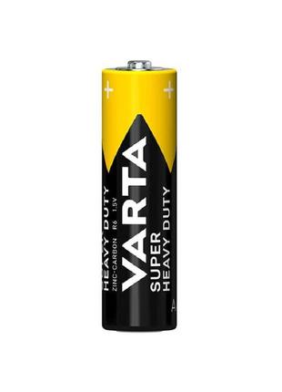 Батарейка varta super heavy duty аа r6 солевая пальчиковая 1 шт. (код: bataa)