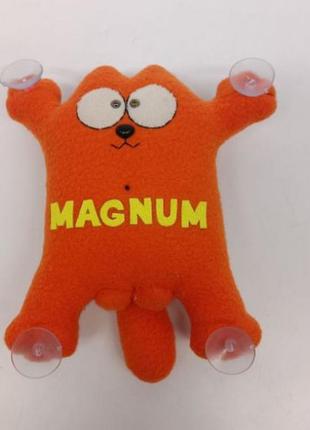 Кіт іграшка magnum (на лобове скло), оранжевий