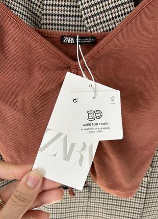 Новый базовый топ в рубчик zara4 фото