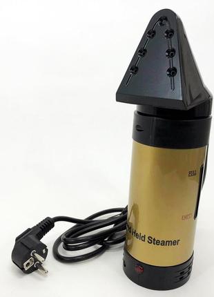 Отпариватель hand held steamer ukc a6 gold ручной многофункциональный 650 вт 7 функций. цвет: золотой5 фото