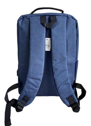 Рюкзак противоударный для ноутбука 15,6" hp синий ( код: ibn030z2 )8 фото