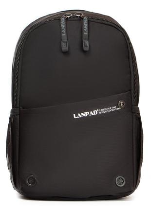 Рюкзак городской нейлон lanpad 8380 black1 фото