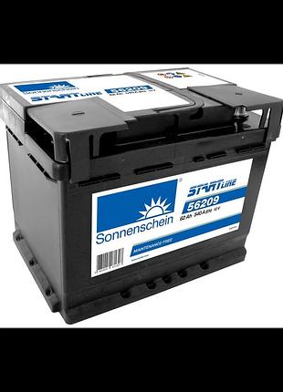 Аккумулятор sonnenschein 12v 62ah 540a l[+] 242*175*190 - (56209)