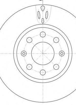 Гальмівні диски для fiat punto/opel corsa woking — (d6981.10)