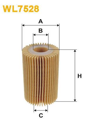 Фильтр масляный lexus lx, toyota land cruiser wix filters - (wl7528)