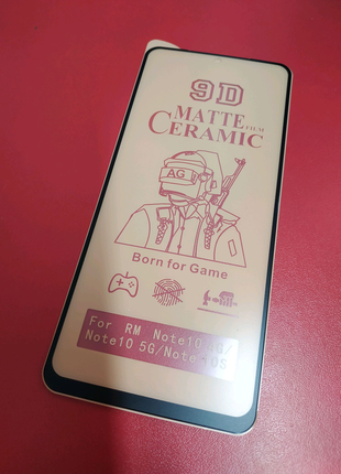 Захисне скло xiaomi redmi note 10 4g/ note 10 5g/note 10s матове