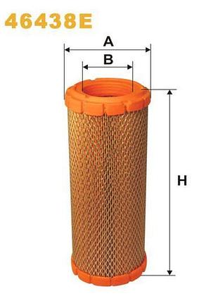 Фильтр воздушный bobcat x; john deere 100, 1000, 2000, 4000; kubota l2000, l3000, l4000 - wix filters (46438e)
