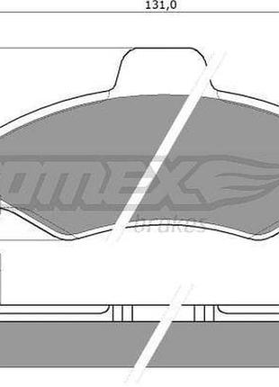 Тормозные колодки передние ford escort tomex - (tx 10-821)