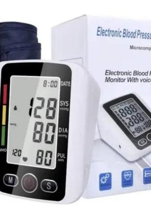 Тонометр автоматический на руку electronic blood pressure monitor1 фото