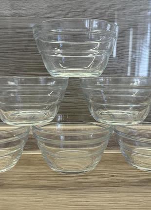 Скляні піалки маленьки, 6 од в комплекті (ціна за комплект)1 фото