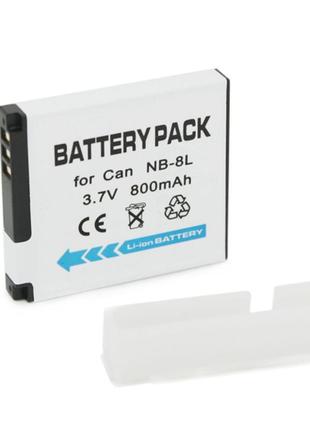 Аккумулятор nb-8l - аналог для фотоаппаратов canon powershot a2200, a3200 is, a3000 is, a3100 is, a3300