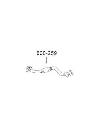 Труба приемная daewoo lanos ланос bosal - (800-259)