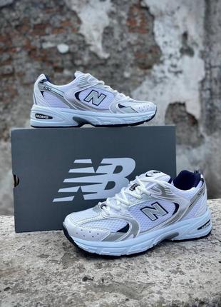 Жіночі кросівки new balance 530 white silver navy