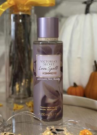 Распил спрею для тела и волос victoria’s secret love spell cashmere