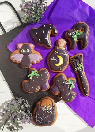 Сет №3 до хеловіну, пряники на хэллоуин, пряники к хэллоуину