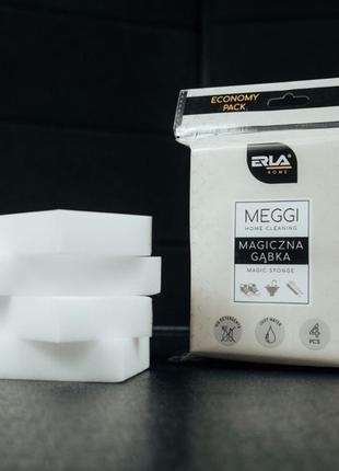 Набор меламиновых губок erla meggi magic sponge 4 шт. - erla (r1000)