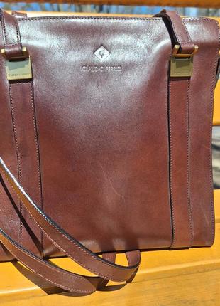 Женская классическая сумочка из натуральной кожи claudio ferrici2 фото