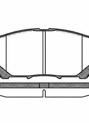 Гальмівні колодки передні lexus gs, rc, rx woking — (p11393.00)