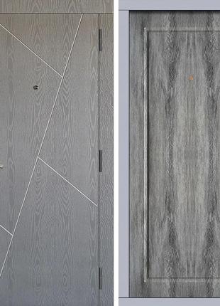 Вхідні двері двері комфорта хайтек 860-960x2050 мм, праві та ліві 106 фото